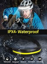 DARKBEAM USB Rechargeable Head Torch LED Headlamp 230° COB Floodlight Clip view 6