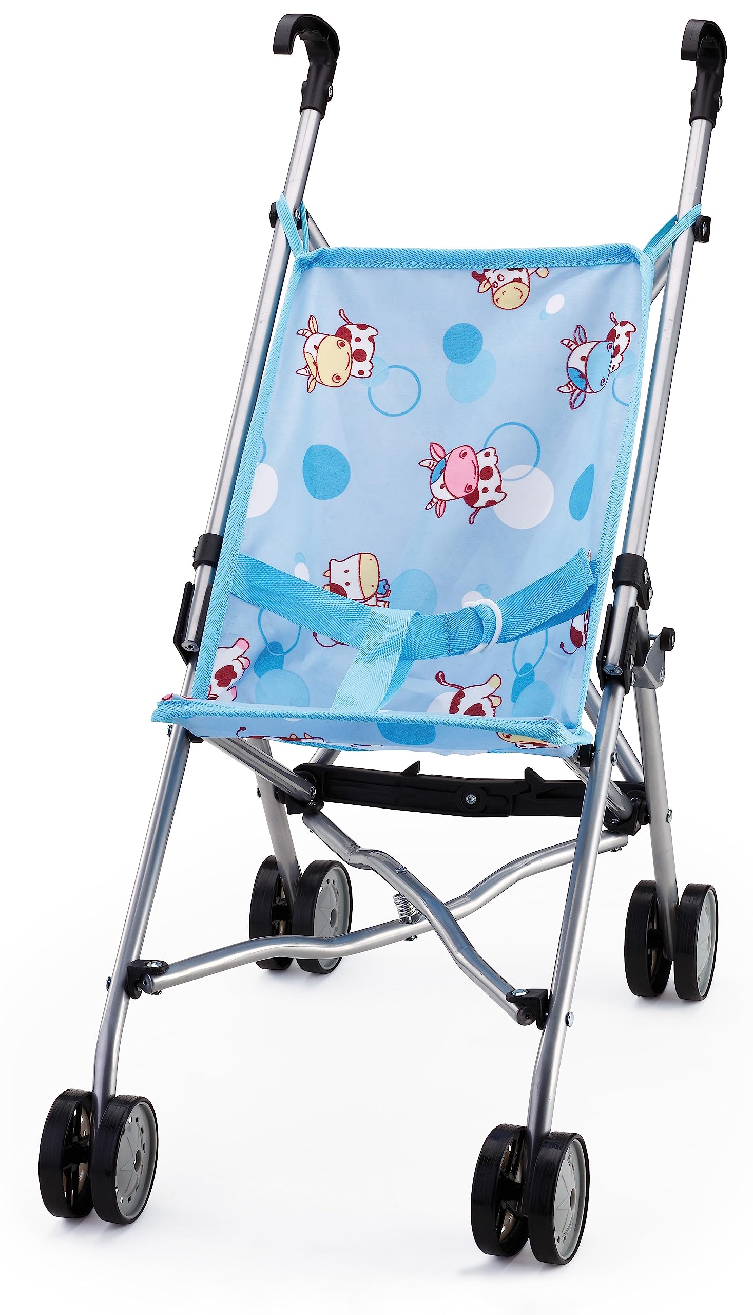 Bayer Design 30134AA Dolls pushchair, stroller, foldable, double wheels, security belt