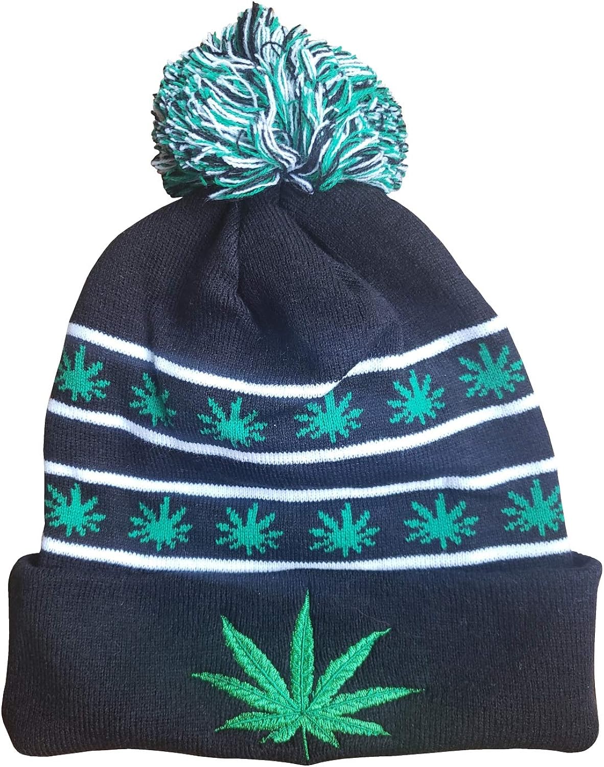 pot leaf beanie