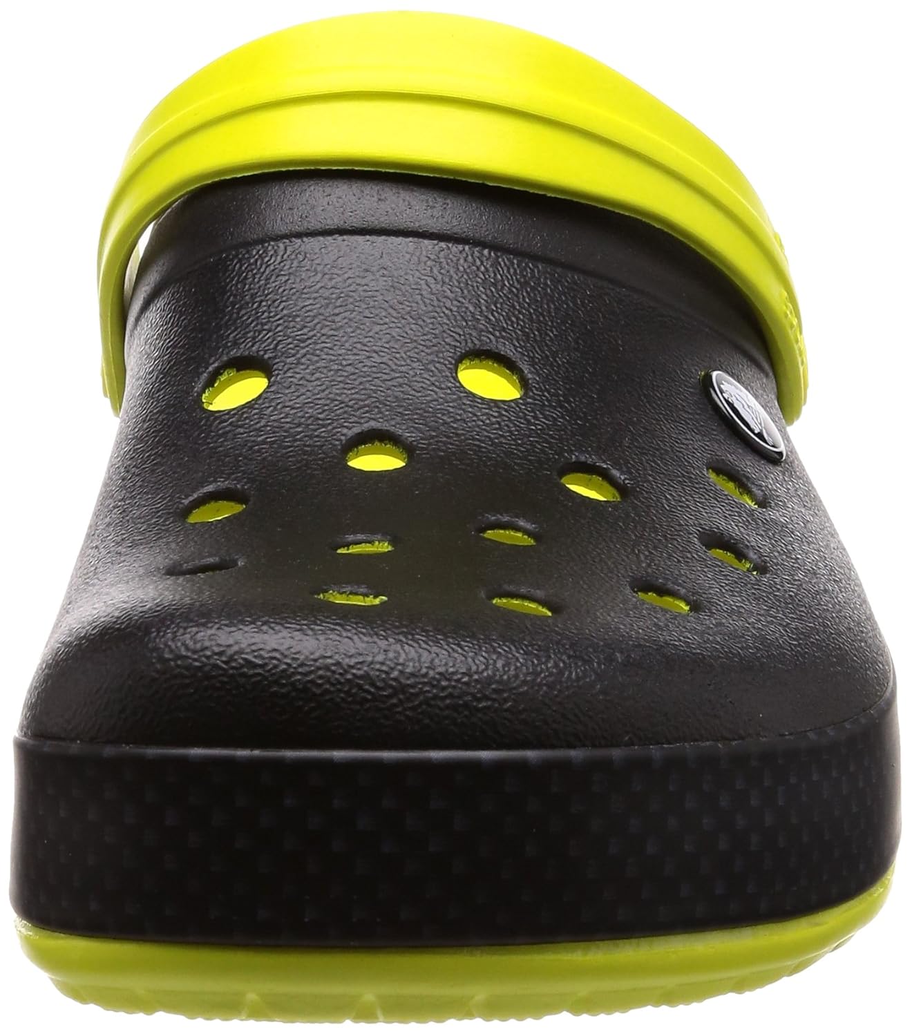crocs unisex adult crocband carbon graphic clogss yellow