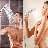 BauTangLe Handheld Shower Head Replacement 5 Modes Universal Fits Hose view 5
