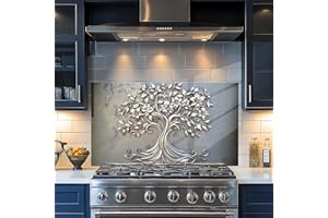 NYZE Kitchen Wallpaper Self Adhesive Oil Proof Sticker Waterproof Backsplash Wall Protector Film Removable Paper for Cupboard 30 X 16 inch