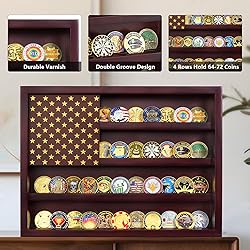 TJWZXX Challenge Coin Holder Display Case Wall