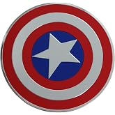 C&amp;D Visionary Marvel Comics Retro Captain America Shield B Metal Sticker, 8cm