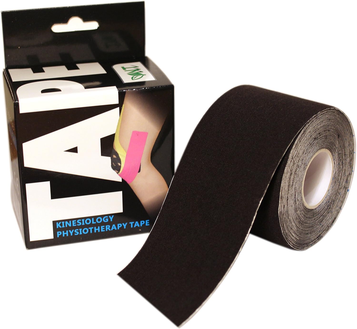 Nature Therapy NT Kinesiology Elastic Tape, Black, 5X500 cm (Pack of 1)