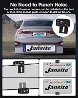 Jansite AHD 1080P Wireless Reverse Camera 5 Inch Monitor 6 LED 170 Wide Angle view 6