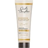 Carol's Daughter Goddess Strength Fortifying Conditioner For Wavy, Coily and Curly Hair, Sulfate Free Conditioner with Castor Oil for Weak Hair, 11 Fl Oz