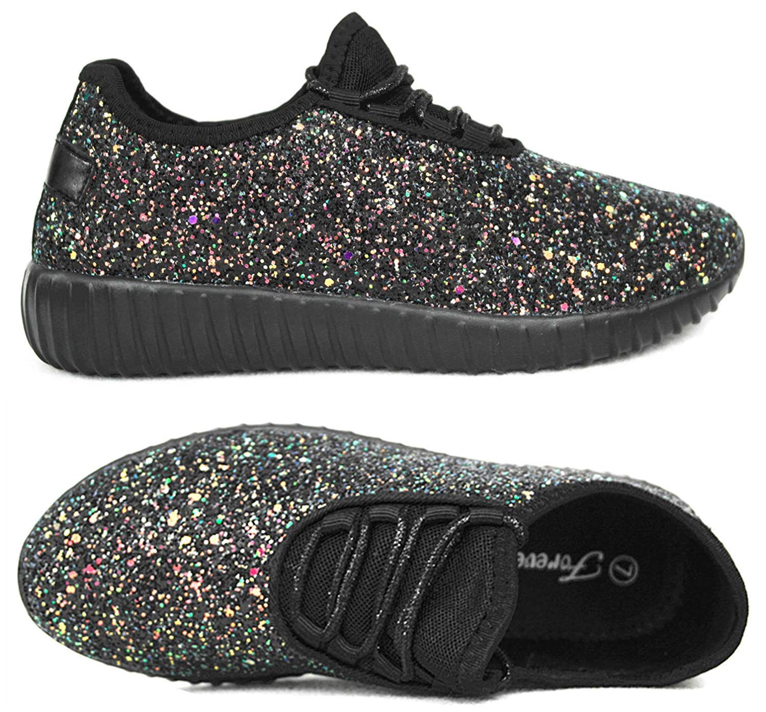Forever Link Womens REMY-18 Fashion Shoes ALT-REMY-18BLKMULTBlack Multi
