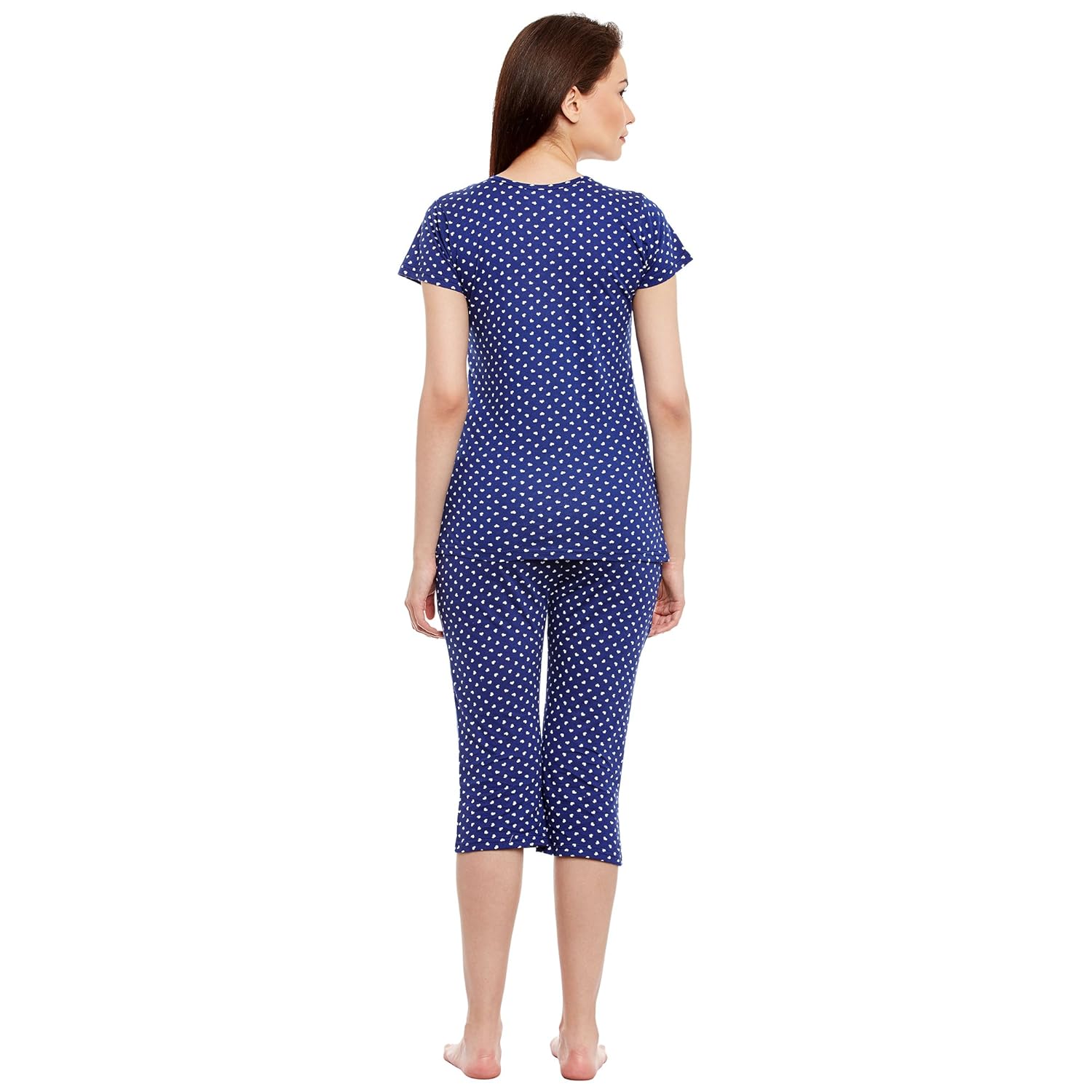 claura cotton printed capri and top