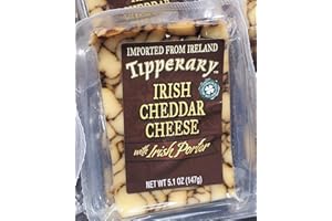 Tipperary Irish Cheddar Cheese with Irish Porter 5.1 oz (6 Packs) Product of Ireland
