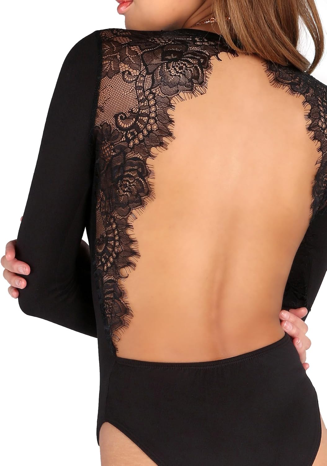 backless lace bodysuit