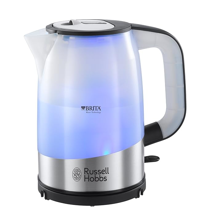 Russell Hobbs Brita Purity Kettle Blue Illumination 1L Capacity 2 Year Warranty Review