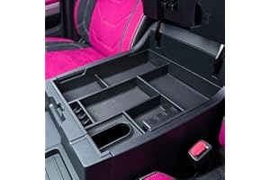 JKCOVER Compatible with Center Console Organizer Tray Toyota Tundra 2014 2015 2016 2017 2018 2019 2020 2021 Tundra Accessories,Insert ABS Black Materials Armrest Box Secondary Storage