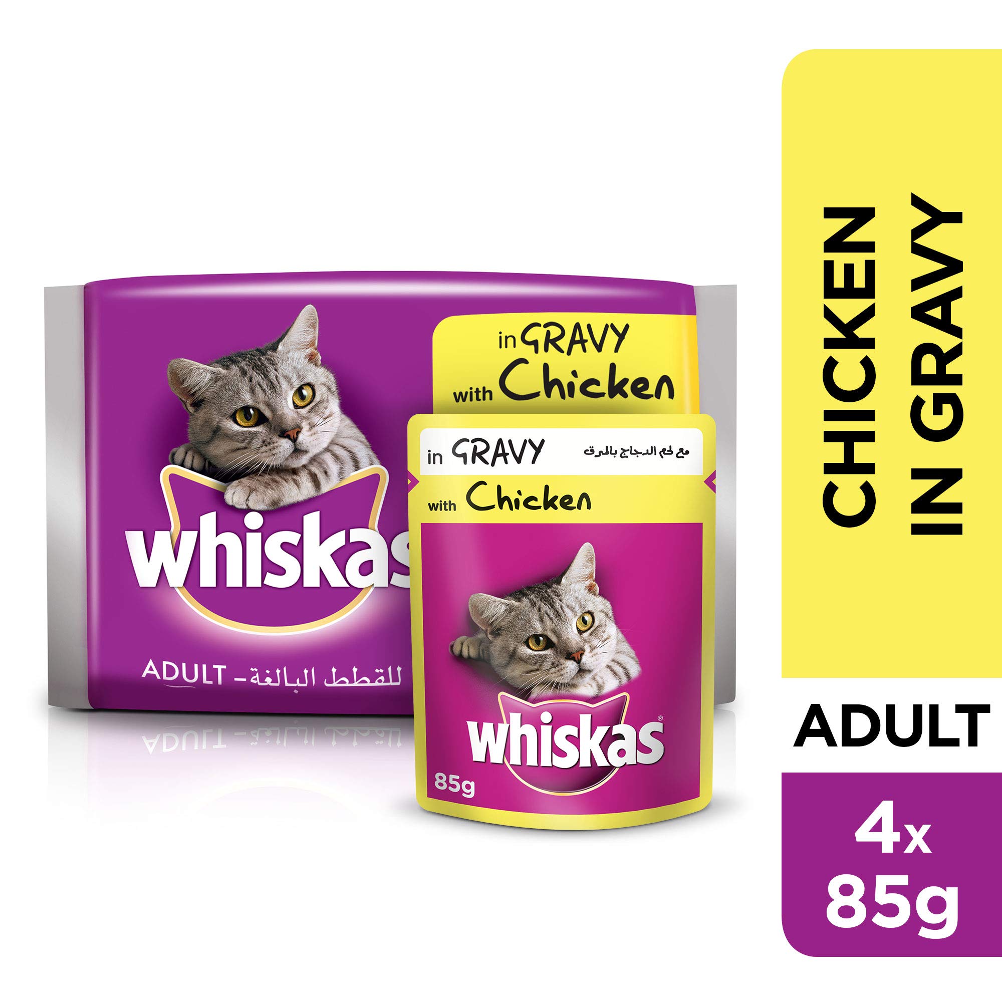 Whiskas In Gravy with Chicken Cat Food 85g *24 pcs Price in UAE