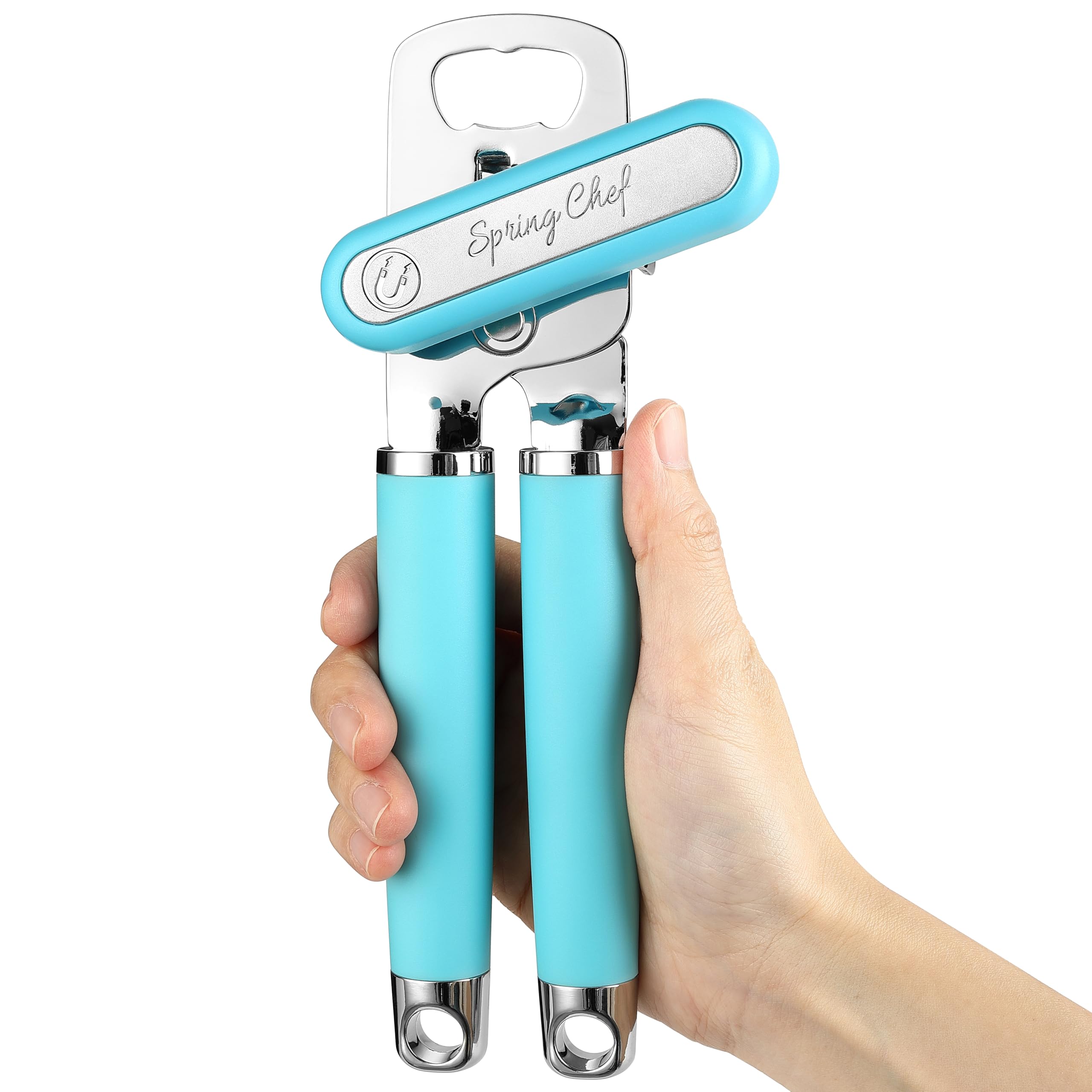 Spring Chef Stainless Steel Can Opener - Manual
