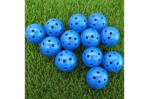 BRAMASOLE Golf Practice Balls for Backyard Indoor Use Mix Color Plastic Balls Value 12/30/50 Pack, Lightweight Mini Ball Swing Training Ideal for Men Women Golfer
