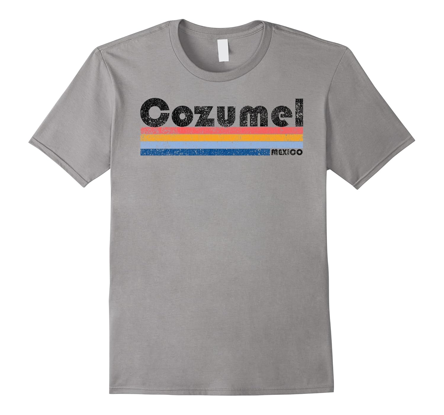 Vintage 1980s Style Cozumel Mexico T Shirt-ANZ