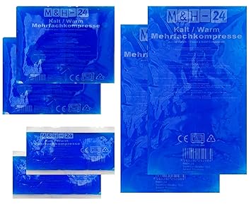 M & H de 24 múltiples de compresas compresa fría/caliente - 13 x ...