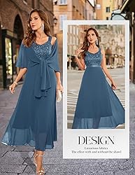 BeryLove Mother of The Bride Dress Formal Elegant