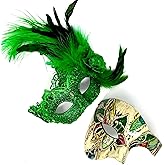 STORM BUY Couple Masquerade Masks Men Women Venetian Halloween Mardi Gras Cosplay Costume Ball Wedding Party Mask For Adult