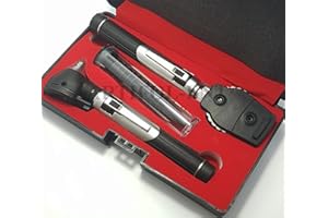 GENERIC Student Home Use New Ent Otoscope Examination Kit Fiber Optic Diagnostic Set Black Color OS1015