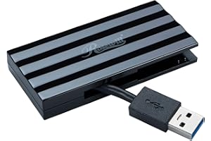 Rosewill RHB-320B USB 3.0 4 Ports Mini Hub with Built-in Cable