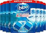 Bloo Toilet Blocks 14 Pack - In-Cistern Cleaner with Blue Water Technology