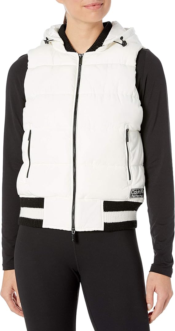 Calvin Klein 卡尔文克莱因 CK 女式连帽保暖马甲背心 L码2.7折$24.01 海淘转运到手约¥199 Calvin Klein 卡尔文克莱因 CK 女式连帽保暖马甲背心 L码2.7折$24.01 海淘转运到手约¥199