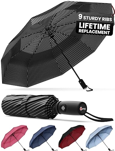 Repel Umbrella Windproof Travel Umbrellas for Rain Easy Auto