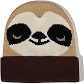 Sloth Beanie Hat Funny Gifts for Women Men Sloth Lover Gifts Costume Christmas Stocking Stuffers Sloth Themed Accessories