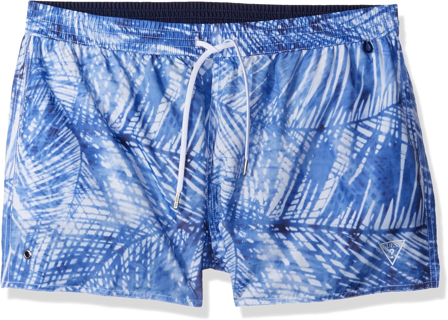 guess teal nylon active shorts