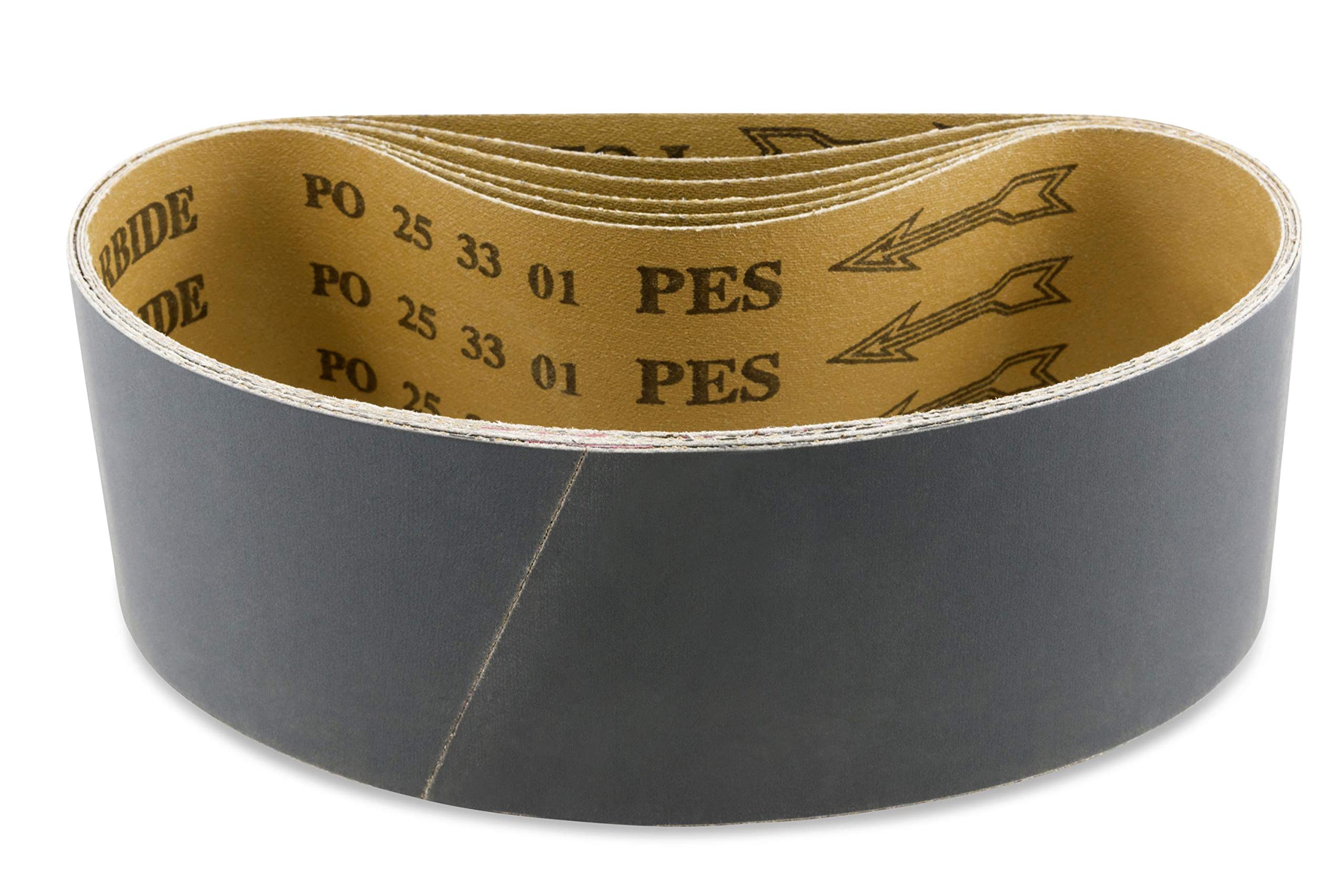 Red Label Abrasives 3 X 21 Inch 1000 Grit Silicon Carbide Sanding Belts, 8 Pack