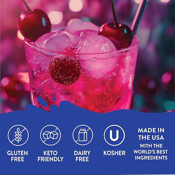 JORDAN’S SKINNY MIXES SUGAR FREE SYRUP, CHERRY COLA FLAVOR, FRUIT FLAVORED WATER ENHANCER, DRINK MIX FOR ICED TEA, LEMONADE, DRINKS, LOW CALORIE WATER FLAVORING, DAIRY & GLUTEN FREE KOSHER, 25.4 FL OZ