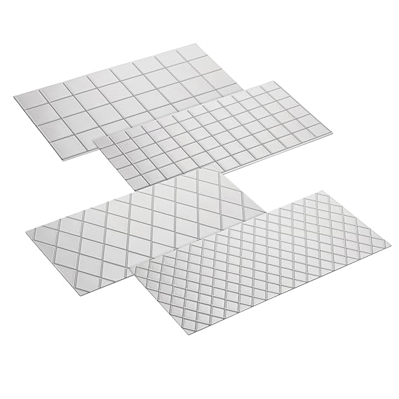 Cake Boss Decorating Tools 4Piece Quilted Fondant Imprint Mat Set