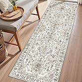 Roseek Rug Runners for Hallways Non Slip 2x6, Kitchen Rugs with Rubber Backing, Washable Vintage, Boho Area Rug for Living Room, Low Pile Distressed Rugs Carpet Runners for Bedroom, Entryway, Laundry