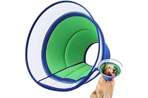 Soft Dog Cone for Dogs After Surgery, Breathable Dog Cones for Large Medium Small Dogs and Cats, Adjustable Dog Recovery Coll