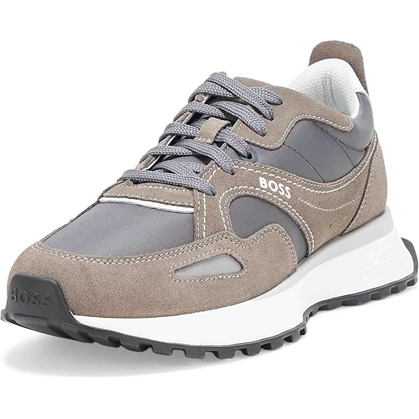 Amazon.com | BOSS Suede Sneakers with Rubber Sole | Fashion