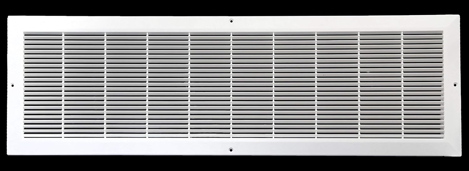 30" x 8" HVAC Return Air Grille Plastic Never Rust Vent Duct Cover