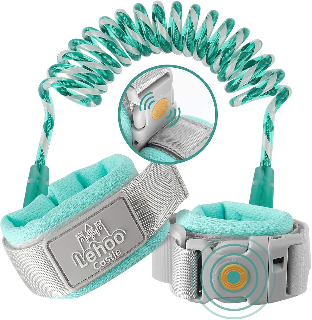 Lehoo Castle Baby Reins 1.5m Reins for Kids Induction Lock Reflective