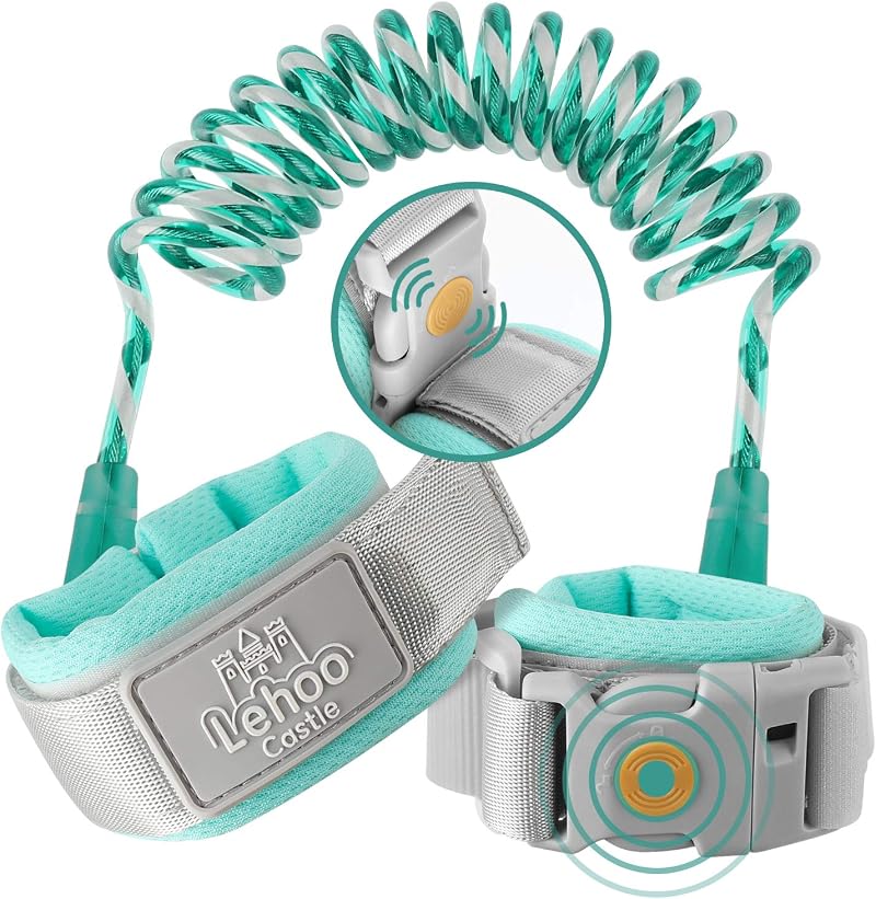 Lehoo Castle Baby Reins 1.5m Reins for Kids Induction Lock Reflective