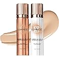 LUMINESS Silk Airbrush Spray Foundation & Primer Kit - Full Coverage Foundation, Anti-Aging Formula Hydrates & Moisturizes with Hyaluronic Acid, Aloe Vera & Hydrolyzed Silk (Shade - Light Fair)