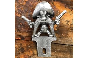 BEMKWG Trucks Hood Ornament Cartoon Vintage Car Ornaments Inspired by The Classic Animation Metal Rocket Hood Decoration Suitable for All Types of Cars Bonnet Motorcycles Styling