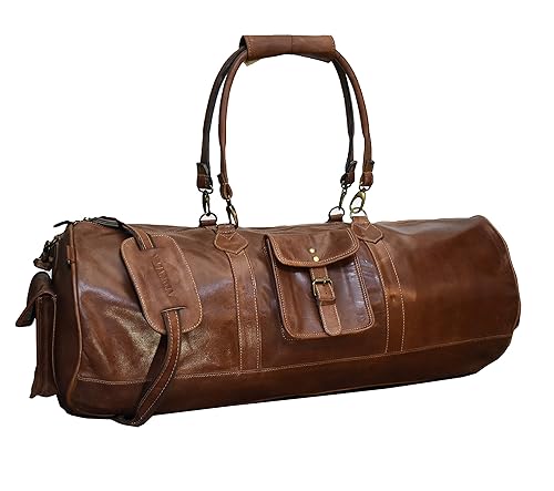 leather duffle bag backpack