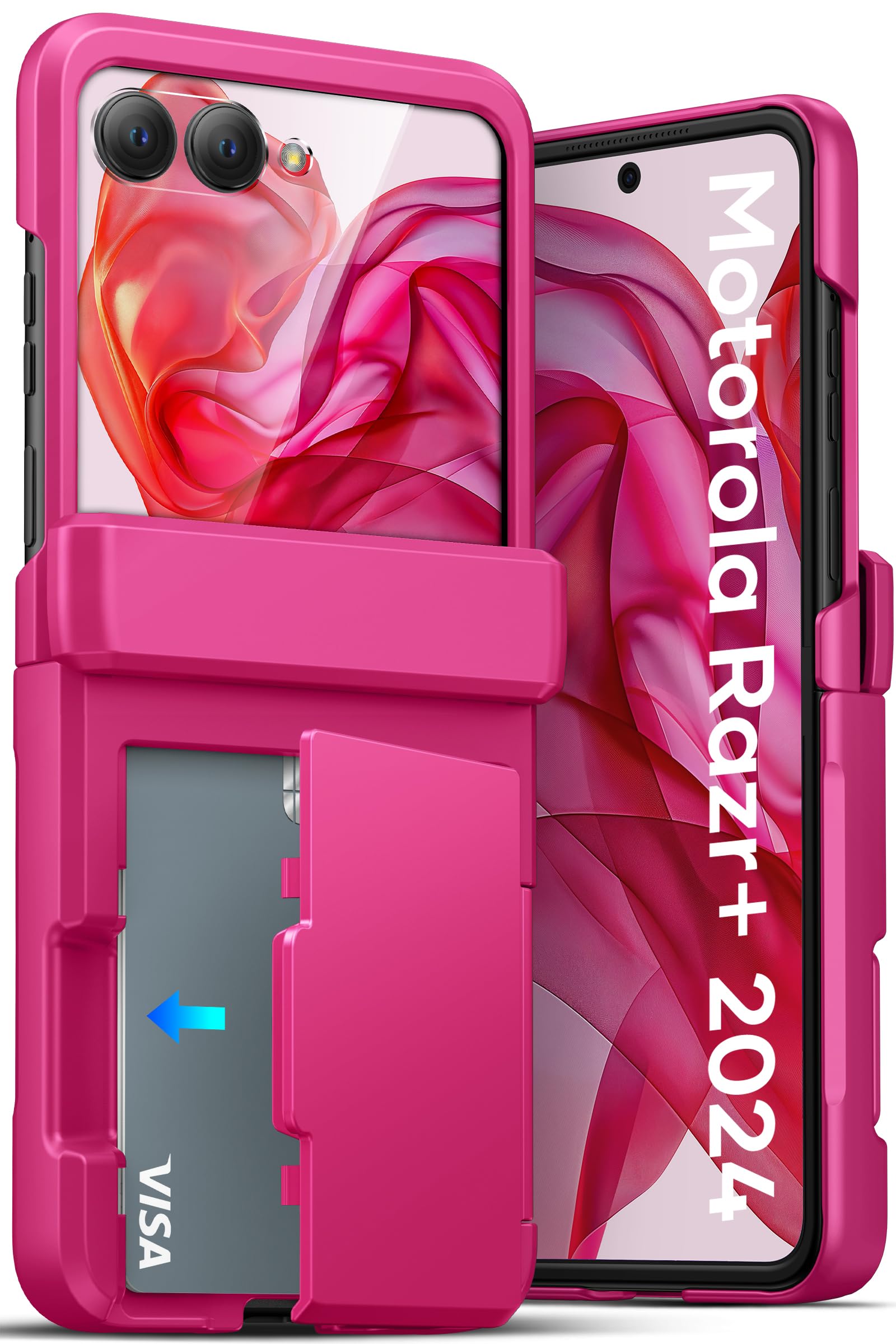 ATATOO for Motorola Razr+ Plus 2024 Wallet Case