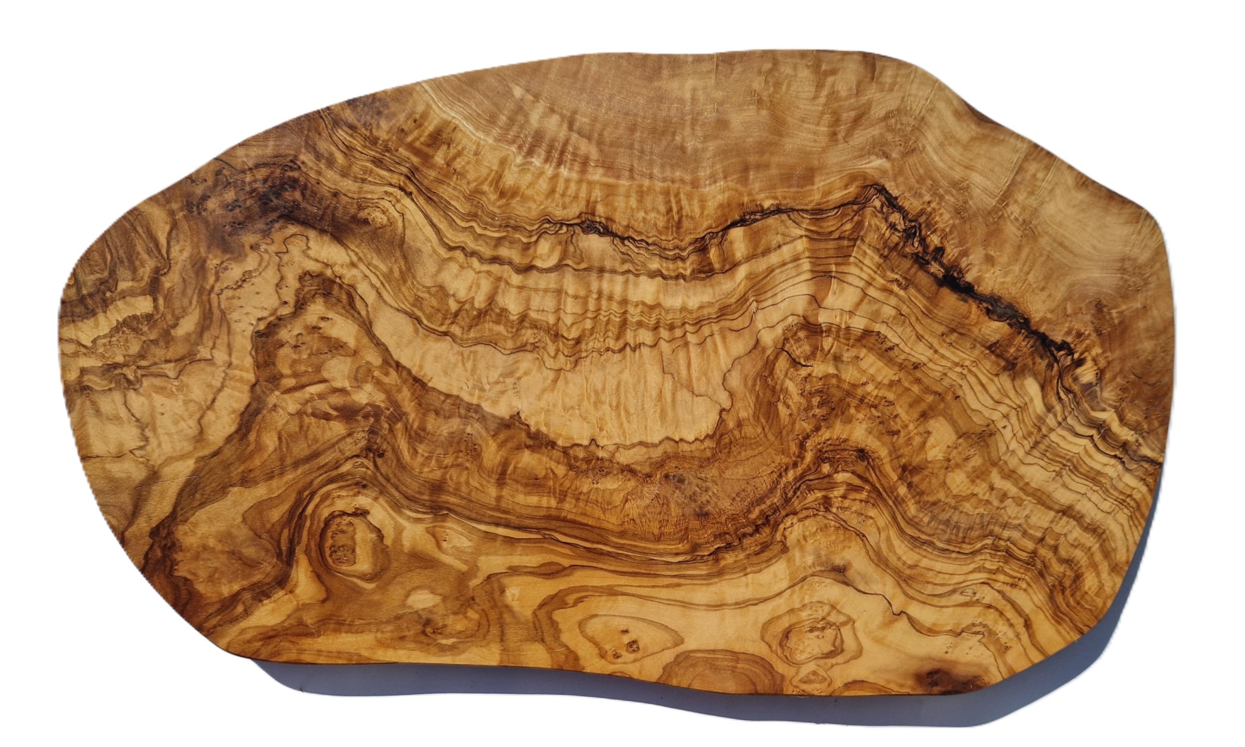 Cleminson 50 x 22 cm Large Olive Wood Chopping, Serving and Antipasti Board