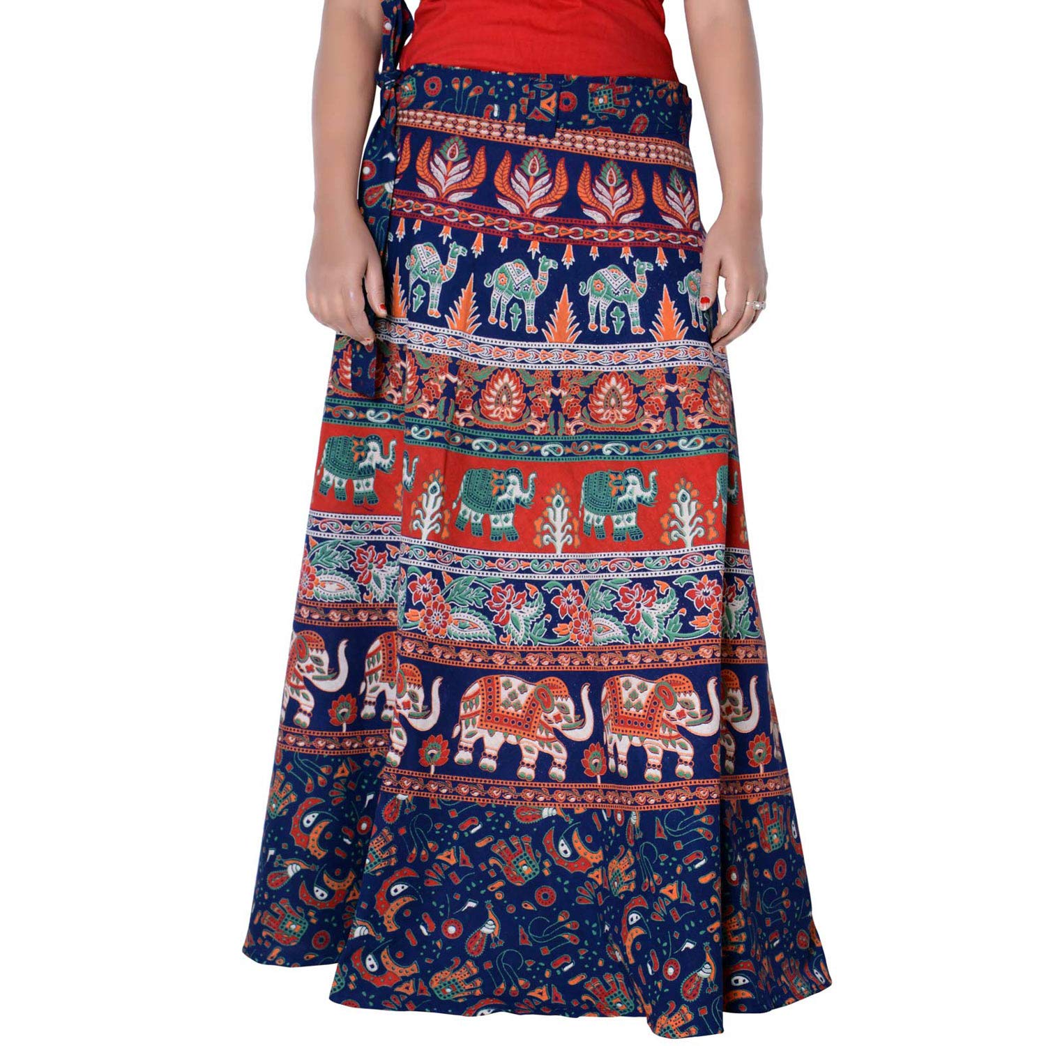 Buy Jaipuri Print Rajasthani Jaipuri Print Skirt for Women Comfortable