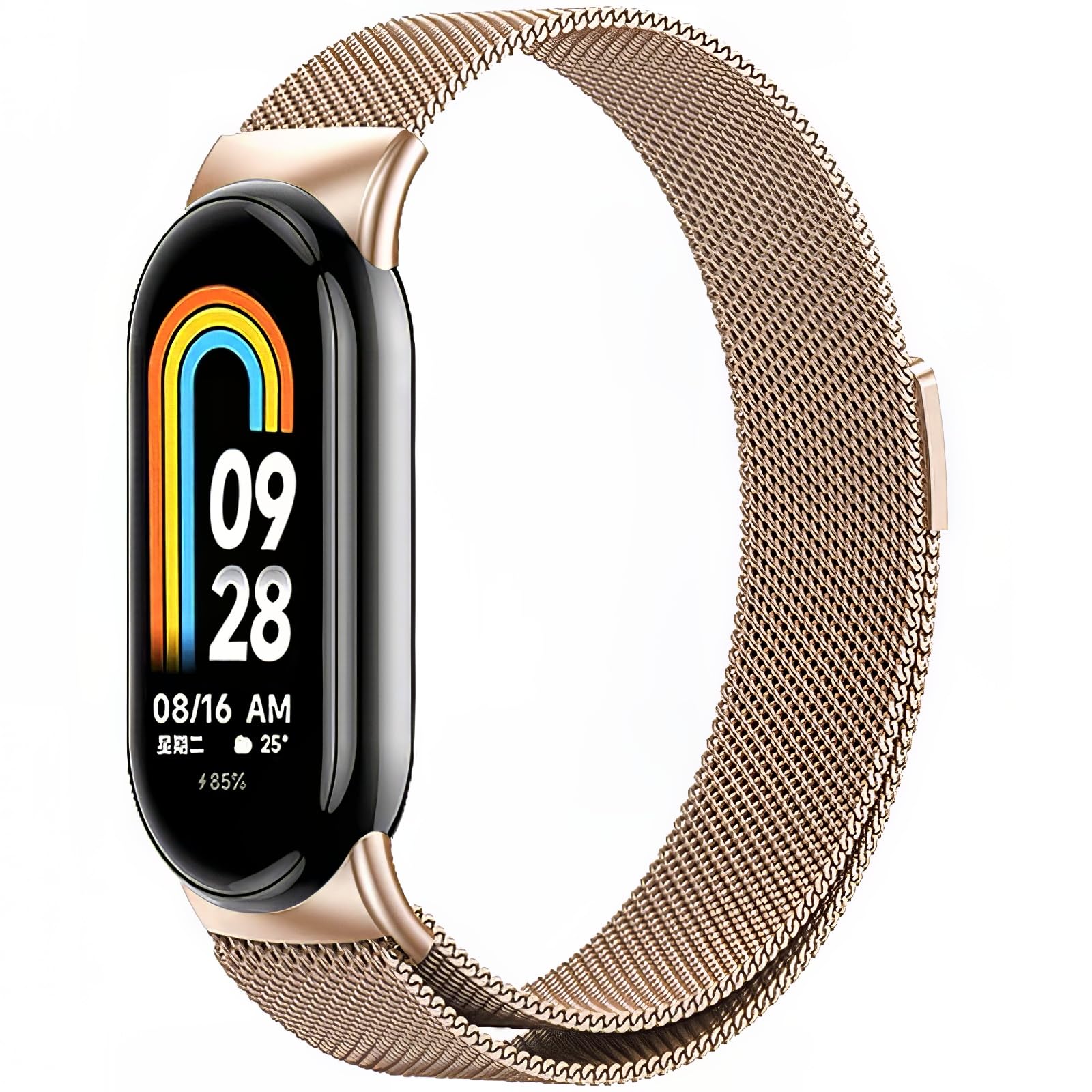 Harikiri Magnetic Straps Compatible with Xiaomi Mi Band 9/8,Metal Replacement Strap for Women and Men