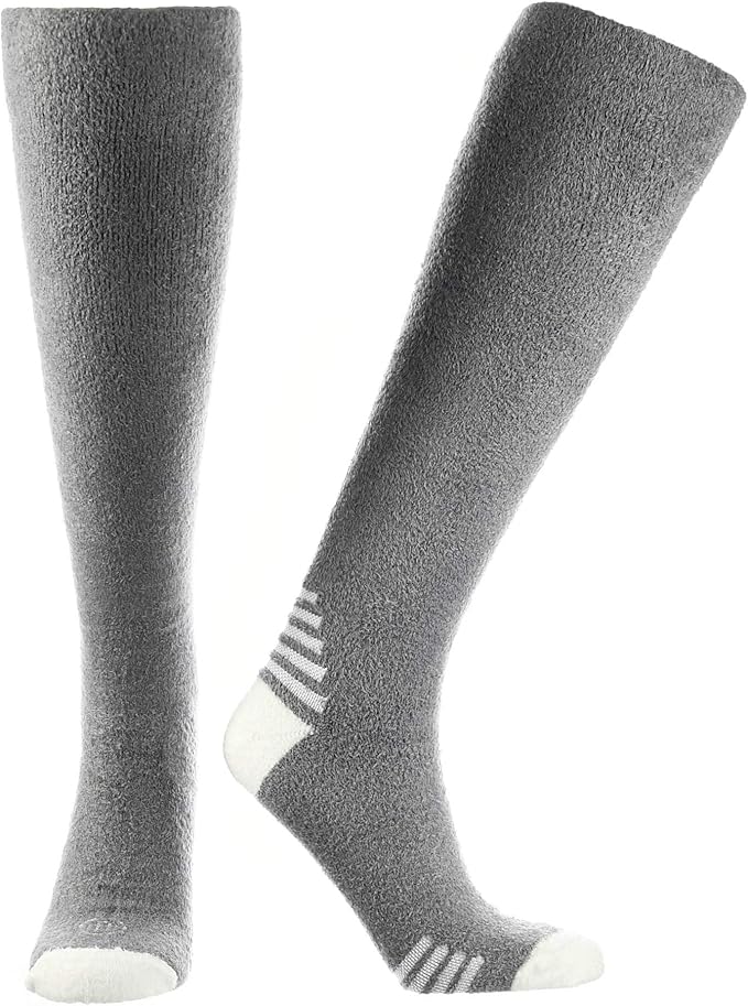 Doctor's Choice Men's Sleeping Socks, Light Cozy Compression Sock, 815 mmHg, with Soft, Warm