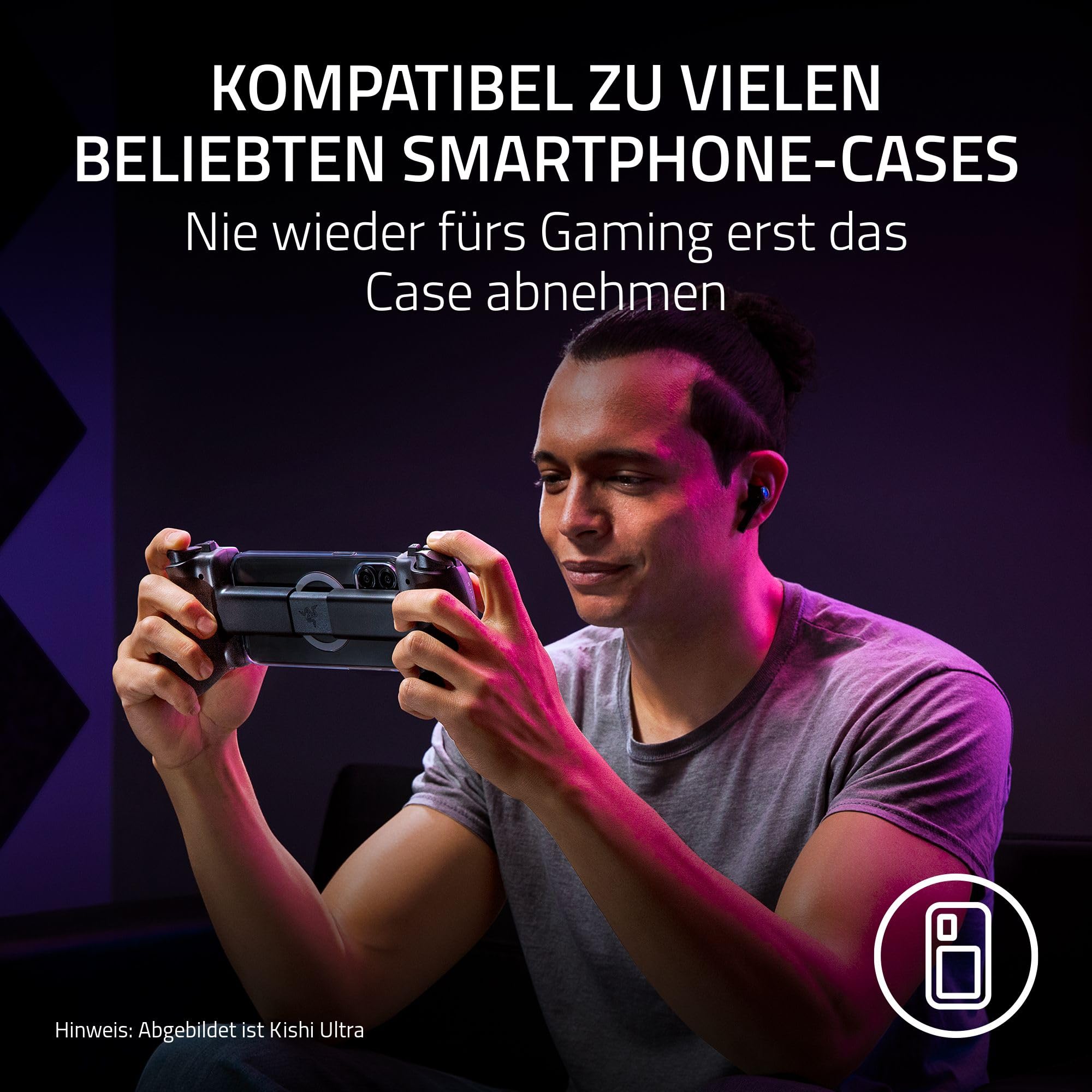 Razer Kishi V3 Pro - Full-Size-Mobile-Controller für iPhone, Android-Smartphones und Tablets 8" - USB-C Plug-and-Play - Anti-Drift-Analogsticks - Sensa HD Haptik - Nexus App, Schwarz 7