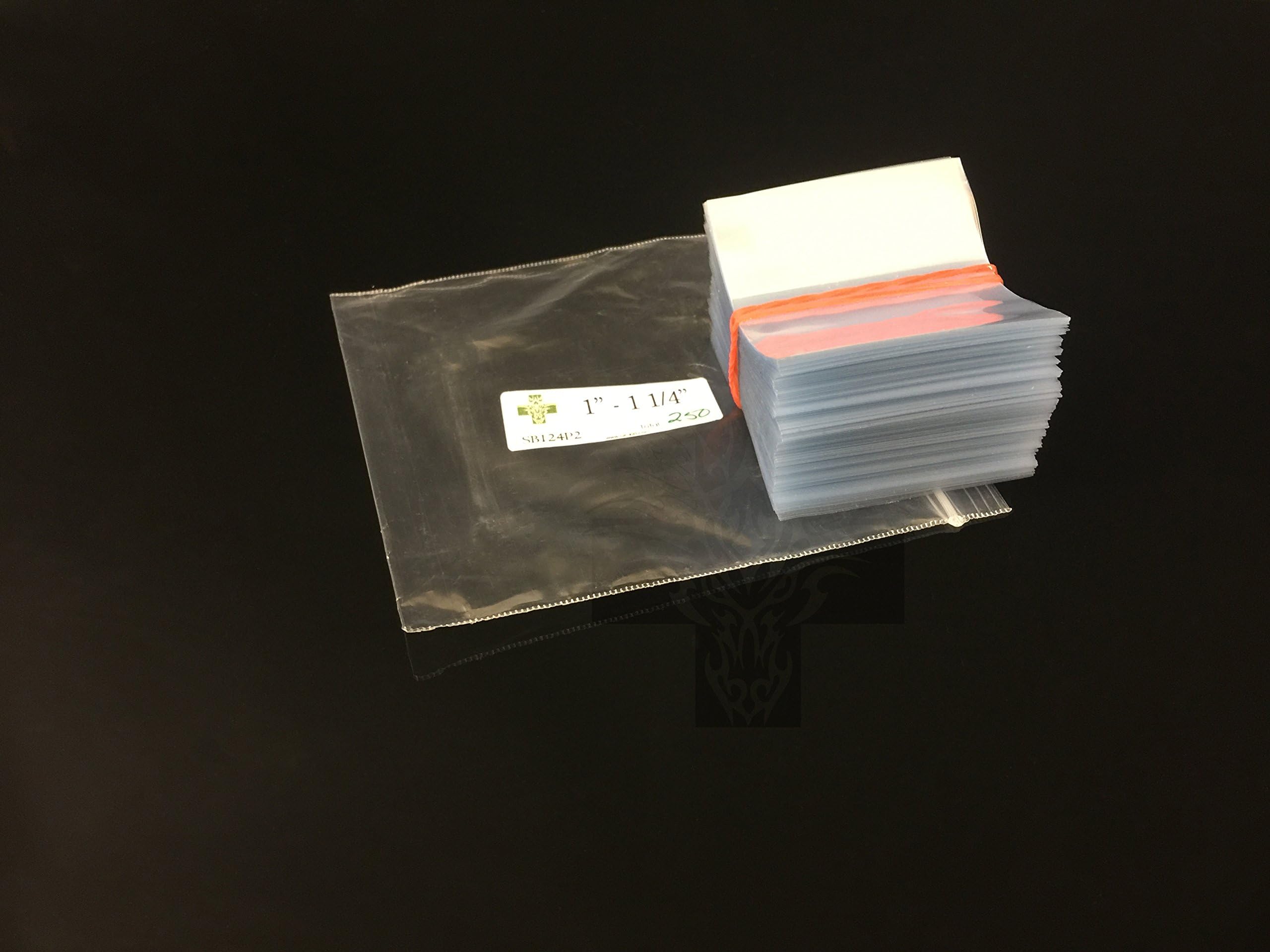 Perforated 2" Width Shrink Bands Tamper Heat Seals (250, 1" - 1 1/4" Dia)